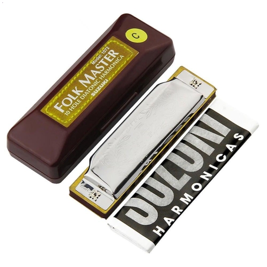 Kèn Harmonica Folk Master 10