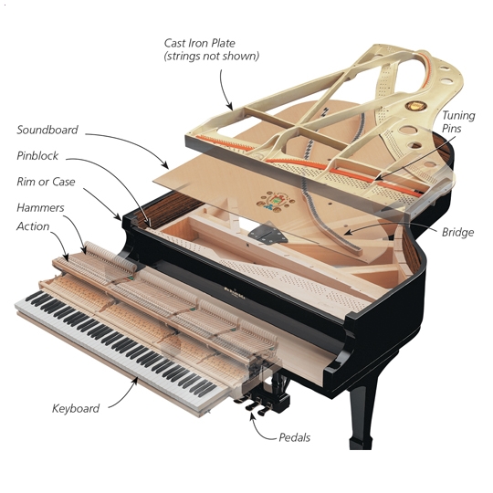 Grand Piano Yamaha C2X-PM/ PWH