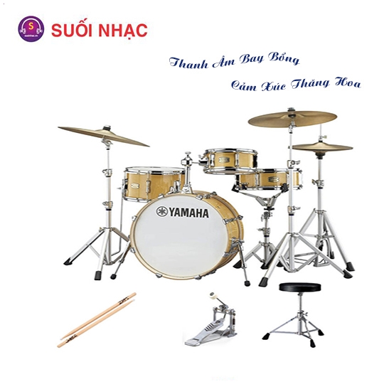Bộ Trống Cơ Yamaha SBP0F4H Mellow Yellow + Hw780 + DS550 (không kèm cymbal)