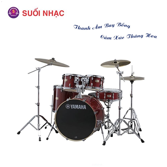Bộ Trống Cơ Yamaha RDP2F5  Burgandy Glitter + Hw780 + DS550 ( không kèm cymbal)