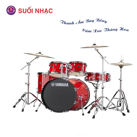 Bộ Trống Cơ Yamaha RDP0F5  Burgandy Glitter + Hw780 + DS550 (không  kèm cymbal)