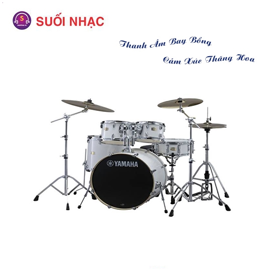 Bộ Trống Cơ Yamaha RDP0F5  Silver Glitter + Hw780 + DS550  (không kèm cymbal)